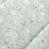 Estella Mako-Satin Bettwäsche 200x220 Celeste grün Blumenwiese Sommer 7961-530 Bild 3