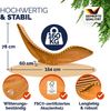 CASARIA® JAVA Sonnenliege inkl. Auflage Holz Anthrazit Bild 2