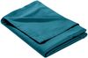 Mako Satin Bettlaken ohne Gummizug petrol blau 240x280cm Bild 5