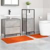 vidaXL Anti-Rutsch Badematten-Set 2 pcs Orange PP 4019861 Bild 3