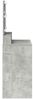 vidaXL Schminktisch Beton Grau 78,5 x 41 x 135 cm Holzwerkstoff 865112 Bild 5