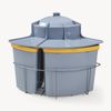 Einbau-Mülleimer Kollby schwenkbar Grau 2x12 L+1x6 L [en. casa] Bild 5