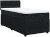 vidaXL Boxspringbett mit Matratze Schwarz 80x200 cm Samt 3287598 Bild 2