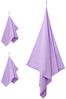 vidaXL Sporthandtuch Set 3 pcs Lila Polyester und Polyamid 42011504 Bild 3