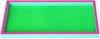 Gift Company Neo Tablett rechteckig (29,9x2x14,9cm) 3 farbig neon grün/neon pink/türkis Bild 5