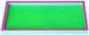 Gift Company Neo Tablett rechteckig (29,9x2x14,9cm) 3 farbig neon grün/neon pink/türkis Bild 4