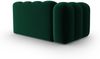 Micadoni Modulares Sofa Lupine 2-Sitzer Links Samtstoff Salvador Flaschengrün Bild 3