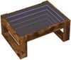 Couchtisch, Sofatisch mit Infinity-LED Räuchereiche 70x53x30 cm Bild 3