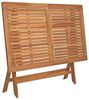 Gartenmöbel Sitzgruppe Gartentisch Eckig 6 Klappstühle Gartenset Sitzgarnitur Bild 3