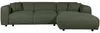 Vente-unique - POGNI Sofa StoffStoff Grün - B 165 cm x H 73 cm x L 280 cm Bild 2