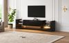 MODFU Lowboard mit LED-Beleuchtung (TV-Board, Fernsehtisch, TV-Ständer, 1 St, zwei klapptür), für Fernseher bis 80 Zoll Bild 3