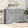 vidaXL Sideboards 2 Stk. Grau Sonoma 60x31x84 cm Holzwerkstoff 3276593 Bild 4