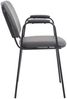 CLP 4er Set Stapelstühle Ken Pro Kunstleder gepolstert mit Armlehnen bis 150 kg,grau Bild 5