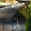 LED Solarleuchte, Edelstahl schwarz, H 70 cm Bild 3