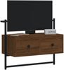 vidaXL TV-Wandschrank Braun Eiche 60,5x30x51 cm Holzwerkstoff 833457 Bild 3