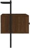 vidaXL TV-Wandschrank Braun Eiche 60,5x30x51 cm Holzwerkstoff 833457 Bild 4