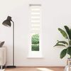 vidaXL Doppelrollo Marmorbeige 50x230 cm Stoffbreite 45,9 cm Polyester 4014693 Bild 2