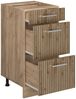 Küchenunterschrank R-Line Artisan-Eiche 40 cm mit Schubladen, ohne Arbeitsplatte Vicco Bild 4