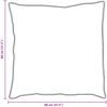 vidaXL Kopfkissen mit Kissen 2 pcs Weiß 80 x 80 cm Baumwolle 42007714 Bild 4