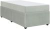 vidaXL Bettrahmen mit Matratze Hellgrau 80 x 200 cm Stoff 3398321 Bild 4