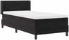 vidaXL Boxspringbett mit Kopfteil Schwarz 200 x 100 cm Samt 3341512 Bild 5