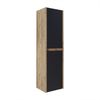 Roomart ATLANTIC-85 Badmöbel - nur Hochschrank - H 115 x B 30 x T 35 cm • Anthrazit-Eiche Bild 6