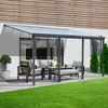 HOME DELUXE Terrassenüberdachung SOLIS - 618 / 625 x 303 / 300 x 278 / 226 cm Bild 1