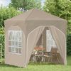 vidaXL Pop-up Partyzelt 192 x 192 x 245 cm Creme 42019834 Bild 3