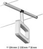 Paulmann 94482 Seilsystem Spot Frame Chrom matt,Chrom 1x4,8W 3. 000 DC 60VA Bild 3