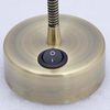 ZMH LED-Wandleseleuchte, Bettleselampe, Wandhalterung, 2 Schwanenhals-Bettlampen, Bronze, 3 W, 3000 K, Kupfer, 360 ° Bild 3
