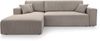 AX LIVING Catea Beige Sofa mit Schlaffunktion – Ecksofa 279cm mit Bettkasten L Bild 3