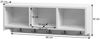 Wandregal HWC-K49, Garderobe Wandgarderobe Regal, 3 Staufächer 5 Haken 30x80x20cm Holz ~ weiß, shabby Bild 3