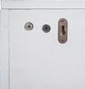 Wandregal HWC-K49, Garderobe Wandgarderobe Regal, 3 Staufächer 5 Haken 30x80x20cm Holz ~ weiß, shabby Bild 4