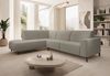 Selsey 'Lununa' Ecksofa mit Armlehne, Bouclé, Ottomane links, Graubeige Bild 3