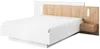 Vente-unique - FRANCOLI Bett Holz, Platte BeigeWeiß - B 218,2 cm x H 102 cm x L 264,4 cm Bild 2