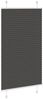 vidaXL Plissee Schwarz 70x100 cm Stoffbreite 69,4 cm Polyester 4015120 Bild 3