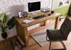 Schreibtisch Mango 160x80x80 natur lackiert RAILWAY #1004 Bild 2