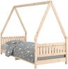 vidaXL Kinderbett 80x200 cm Massivholz Kiefer 834495 Bild 2
