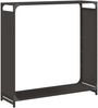 vidaXL Brennholzregal Schwarz 90x28x90 cm Kaltgewalzter Stahl 864215 Bild 2