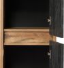 Badezimmmer Hochschrank HARLOW-56 Eiche mit Beton dunkel, B/H/T: ca. 40/170/33 cm Bild 3