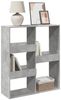 vidaXL Raumteiler Betongrau 100x33x115 cm Holzwerkstoff 3309549 Bild 3