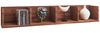 VCM Standregal Honsa 902068 Kern-Nussbaum H. 97 x B. 15 x T. 17 cm Bild 2