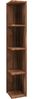 VCM Standregal Honsa 902068 Kern-Nussbaum H. 97 x B. 15 x T. 17 cm Bild 3