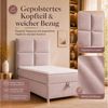 Best for Home Boxspringbett Trinity K-2 mit Bettkasten & Topper – Komfort & Stauraum (Einzelbett, Hotelbett, Polsterbett gepolstertes Kopfteil, Jugendbett, Kinderbett versch. Größen, 1-St, 70x200 80x200 90x200 100x200 cm), Einzel-Boxspringbett mit inte... Bild 4
