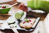Ornamin Frühstücksbrett ORNAMIN Großes Essbrettchen mit Zubereitungshilfe, Qualitätskunststoff, (Set, 2-St, 1x Essbrettchen I 1x Zubereitungshilfe), Essbrettchen I Esshilfe I Anti-Rutsch I bruchstabil I Made in Germany Bild 4