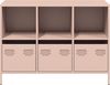 vidaXL Sideboard Rosa 101,5x39x73,5 cm Kaltgewalzter Stahl 851365 Bild 5