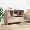 vidaXL Sideboard Rosa 101,5x39x73,5 cm Kaltgewalzter Stahl 851365 Bild 3