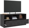 vidaXL TV-Schrank Schwarz 99x39x44 cm Stahl 841733 Bild 5