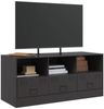 vidaXL TV-Schrank Schwarz 99x39x44 cm Stahl 841733 Bild 4