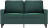 vidaXL 2-Sitzer-Sofa Dunkelgrün 120 cm Samt 359191 Bild 3